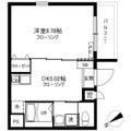 ＷＡＳＥＤＡ　ＧＡＲＤＥＮＳ ４０２ １DKの間取り図