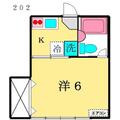 杉並区 阿佐谷北２丁目（阿佐ケ谷駅） 2階 １Kの間取り図