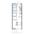 レオパレス新潟中央 １０４ １Kの間取り図