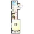 グリーンメゾン伊藤 1階 １Kの間取り図