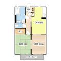 グランステージ　興和 ０２０７ ２DKの間取り図