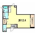 西宮市 甲子園町（甲子園駅） 1階 ワンルームの間取り図