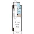 ブリュネーゼ三軒茶屋 2階 １Kの間取り図