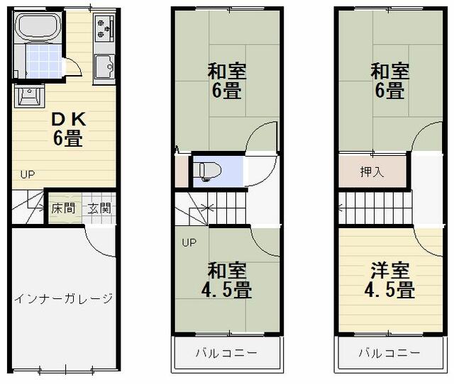 アットホーム 加島貸家 ４ｄｋ 提供元 吉川住建 株 大阪市淀川区の賃貸一戸建て