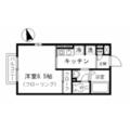 ラフィネ・南 ２０１ １Kの間取り図