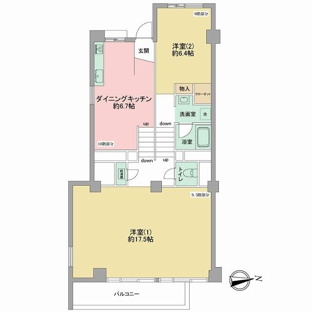 アットホーム 高円寺サンハイツ 10階 ２ｄｋ 杉並区の中古マンション マンション購入の情報