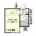 レオパレス千川 １０２ １Kの間取り図