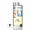 プレサンス名駅南エディフィス ２０３ １Kの間取り図