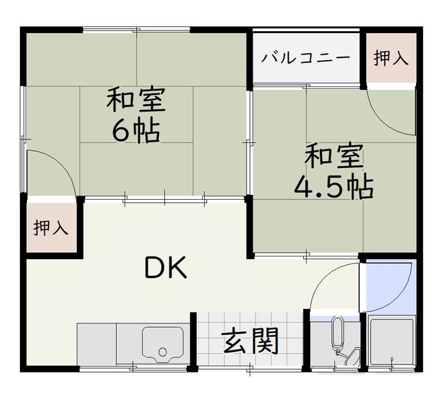 アットホーム 吹田市内本町３丁目 端部屋 2階 ２ｄｋ 提供元 吉通不動産 株 吹田市の賃貸アパート
