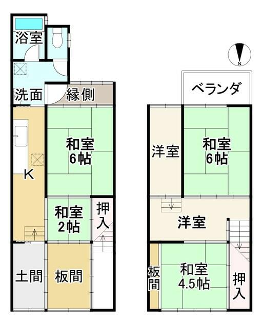 アットホーム 京都市右京区 西院下花田町 西院駅 2階建 ７ｋ 京都市右京区の中古テラスハウス 提供元 株 福屋不動産販売 京都西店 一軒家 家の購入