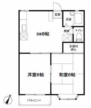 アットホーム 桜ハイツ ２０５ ２ｄｋ 提供元 ミサワホーム不動産 株 日高市の賃貸アパート