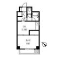 文京区 目白台１丁目（雑司が谷駅） 4階 １DKの間取り図
