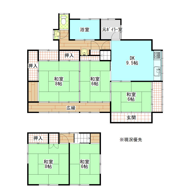 detached 二本松市木幡字小太郎内