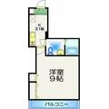 ラ・メゾン １０６ １Kの間取り図