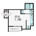 マナコート赤羽西 2階 ワンルームの間取り図