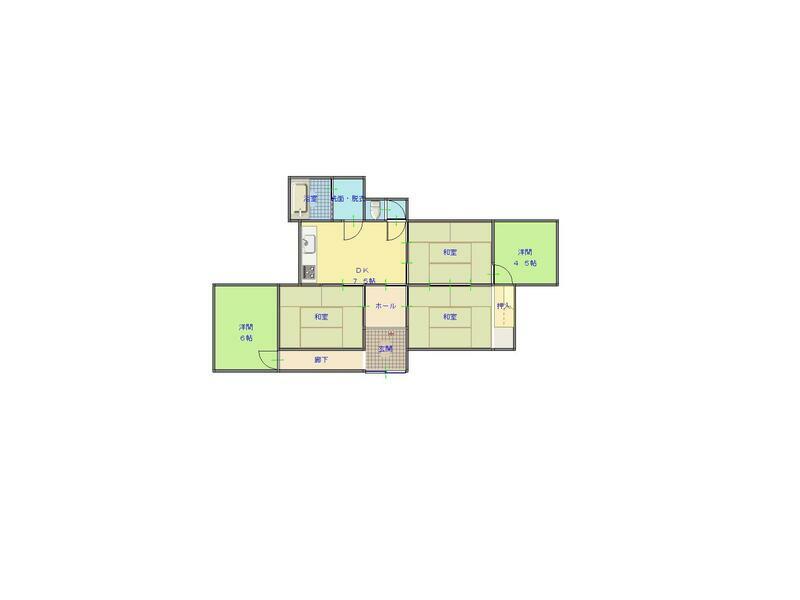 Akita City, Kohoku Shinmachi (Dozaki Station), single-story building, 5K