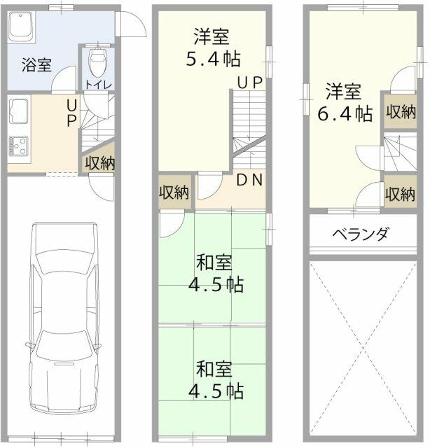 Minato-ku, Osaka City, Minato-Haru 4-chome (Asashiobashi Station), 3-story building, 4K &mdash; photo 1