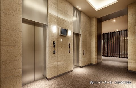1階エレベーターホール図