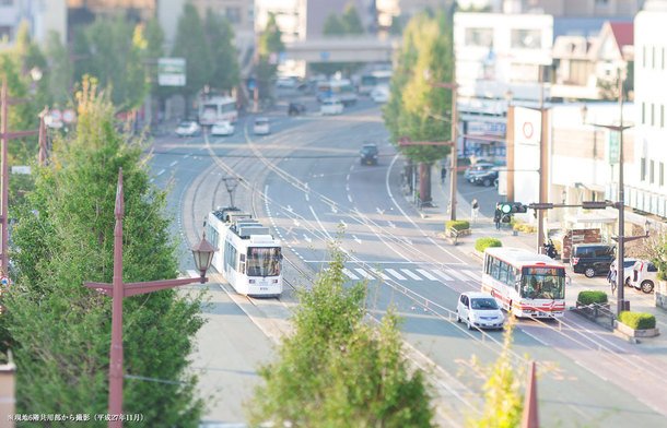 現地6階共用部からの眺望