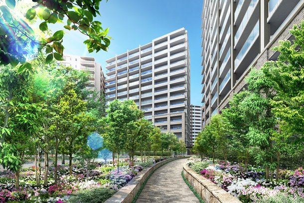 【アベニュー弐番街完成予想図】