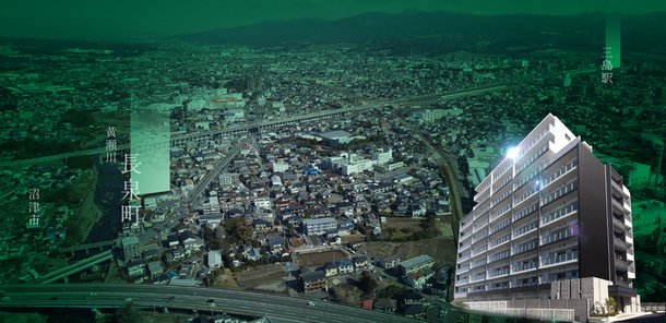 エンブルリバーガーデン長泉 外観完成予想図