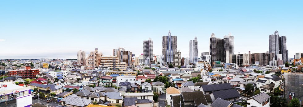 現地7階から南方向を望む