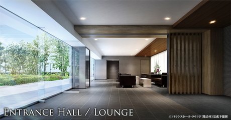 エントランスホール・ラウンジ(集会室)完成予想図