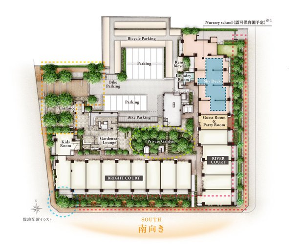 敷地配置図