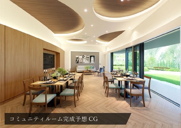 コミュニティルーム完成予想図
