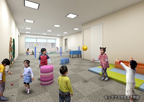 キッズプラザ完成予想図
