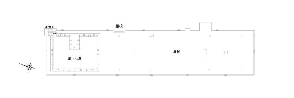 屋上平面図