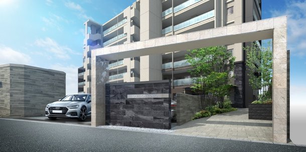 エントランスアプローチ完成予想図