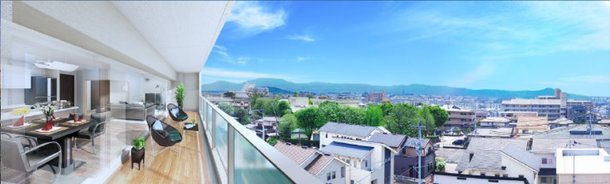 バルコニー完成予想図