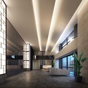 ENTRANCE & LOUNGE完成予想図