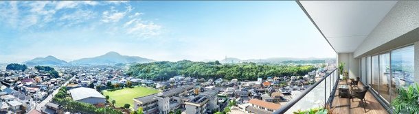 バルコニー完成予想図