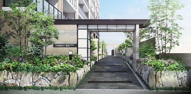 アプローチ完成予想図