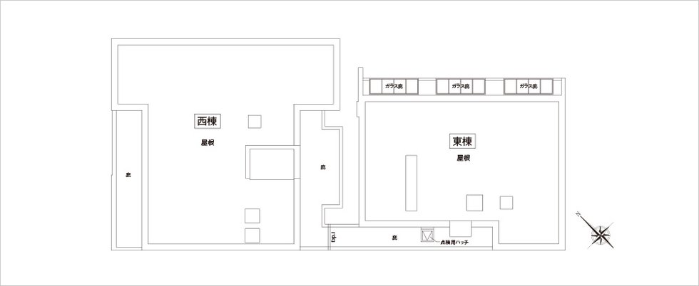 屋上平面図