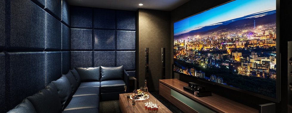 Luxury Theater Room完成予想CG