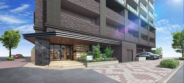 エントランスアプローチ完成予想図