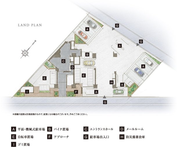 敷地配置図