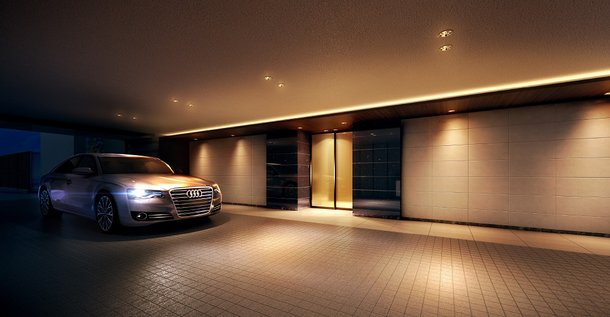 車寄せ完成予想図