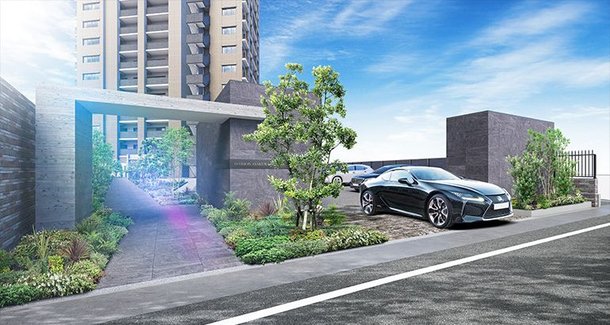 エントランスアプローチ完成予想図