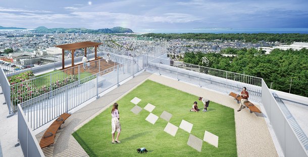 ふれあい広場完成予想図