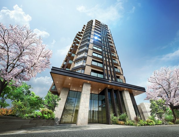 VIOLA RIDGE(南棟) FACADE 完成予想図