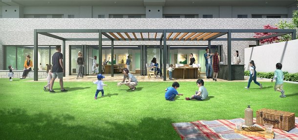コミュニティガーデン完成予想図