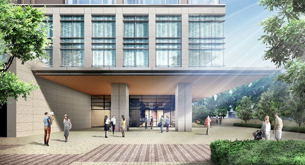 東棟エントランス完成予想CG