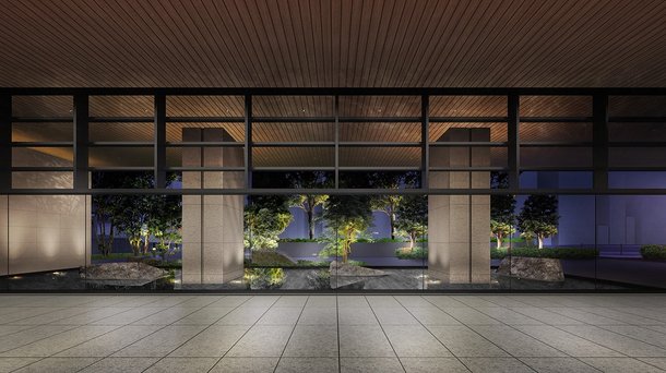東棟風除室完成予想CG