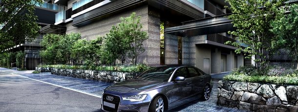 サウスタワー 車寄せ完成予想図