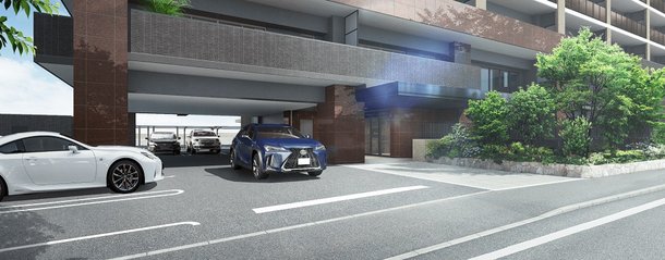 車寄せ完成予想CG