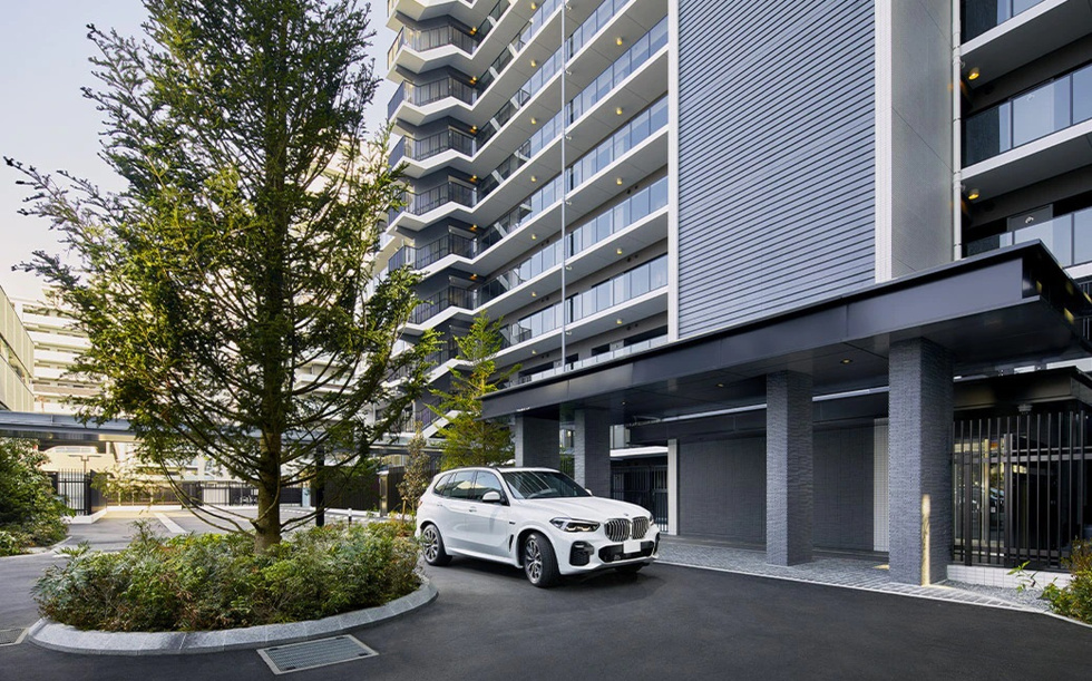 コーチエントランス（2022年4月撮影）